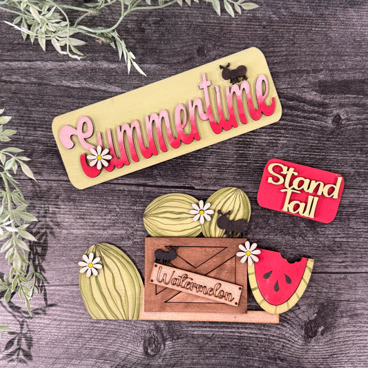 DIY Seasonal Accent Kits – Interchangeable Pieces for 12” Wooden Bases
