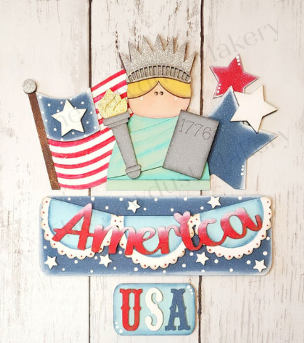 DIY Seasonal Accent Kits – Interchangeable Pieces for 12” Wooden Bases