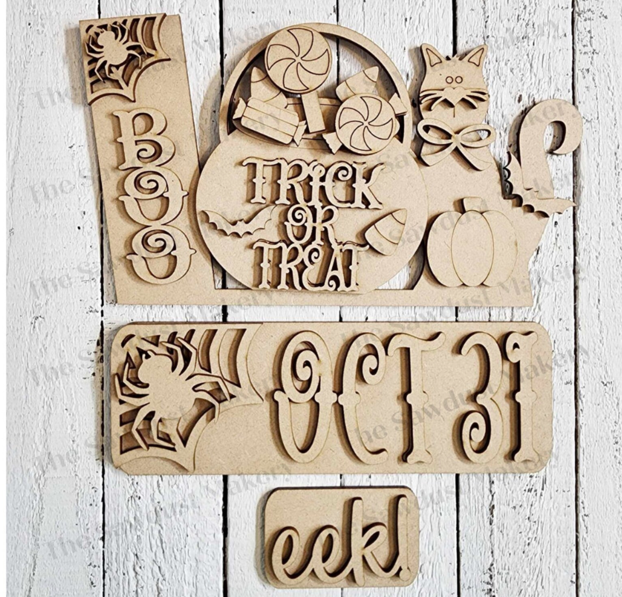 DIY Seasonal Accent Kits – Interchangeable Pieces for 12” Wooden Bases