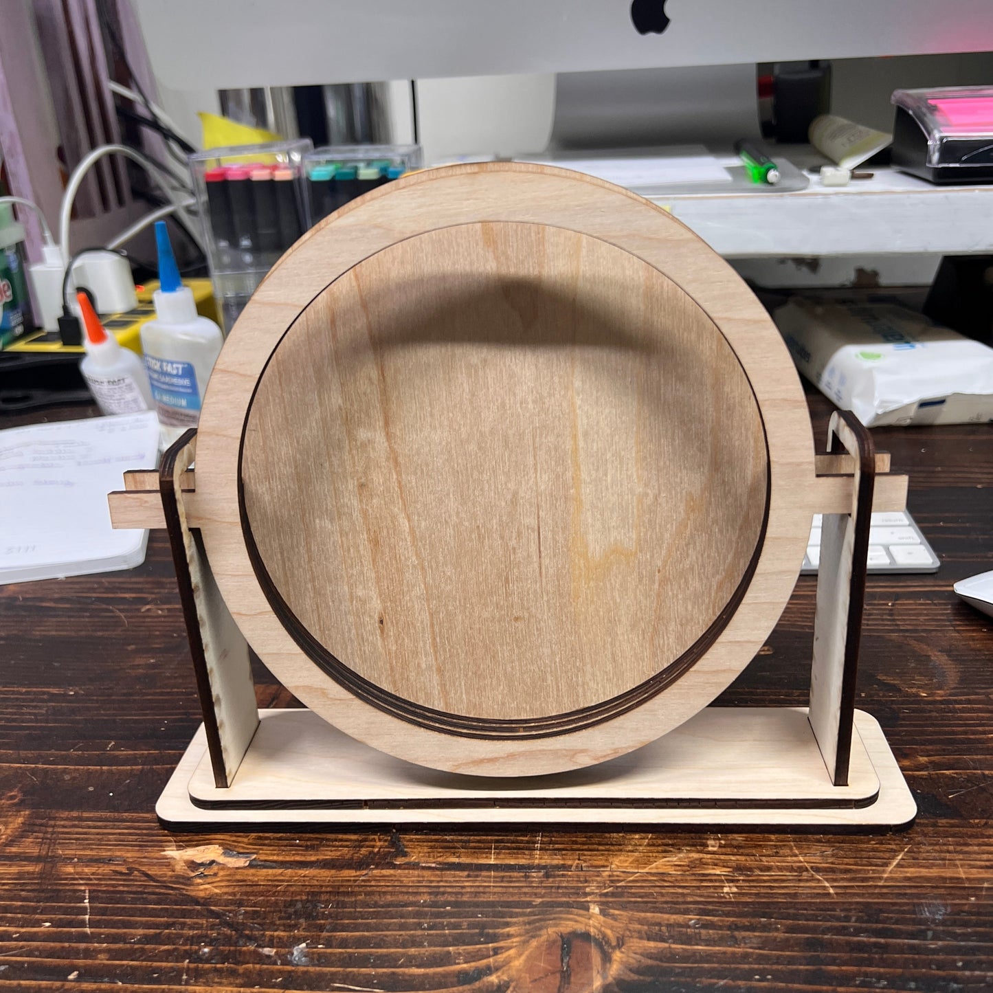 Interchangeable Table Top Holder-- WITHOUT inserts (DIY)