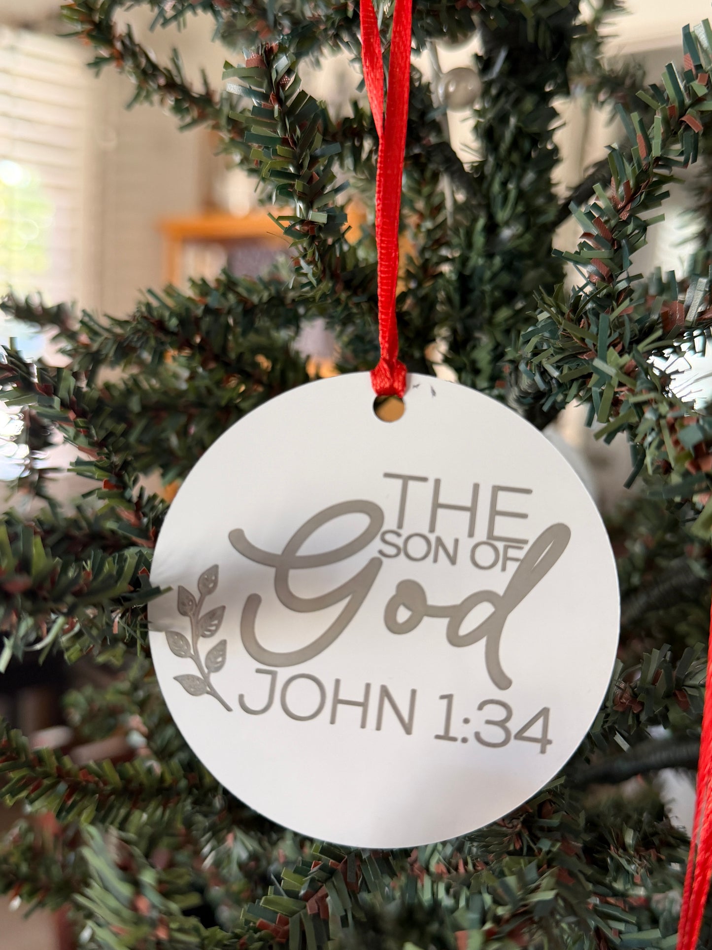 Names of Jesus Engraved on Metal Ornaments-