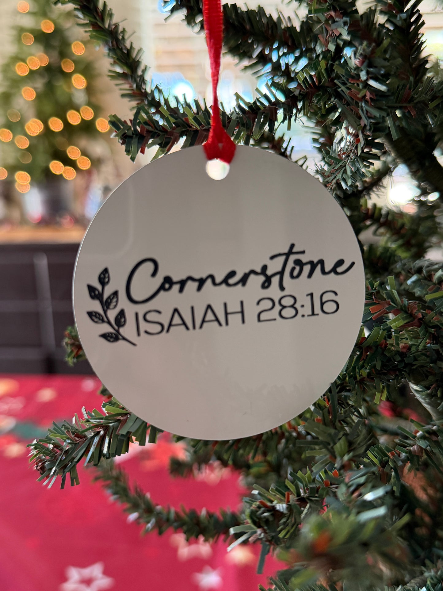 Names of Jesus Engraved on Metal Ornaments-