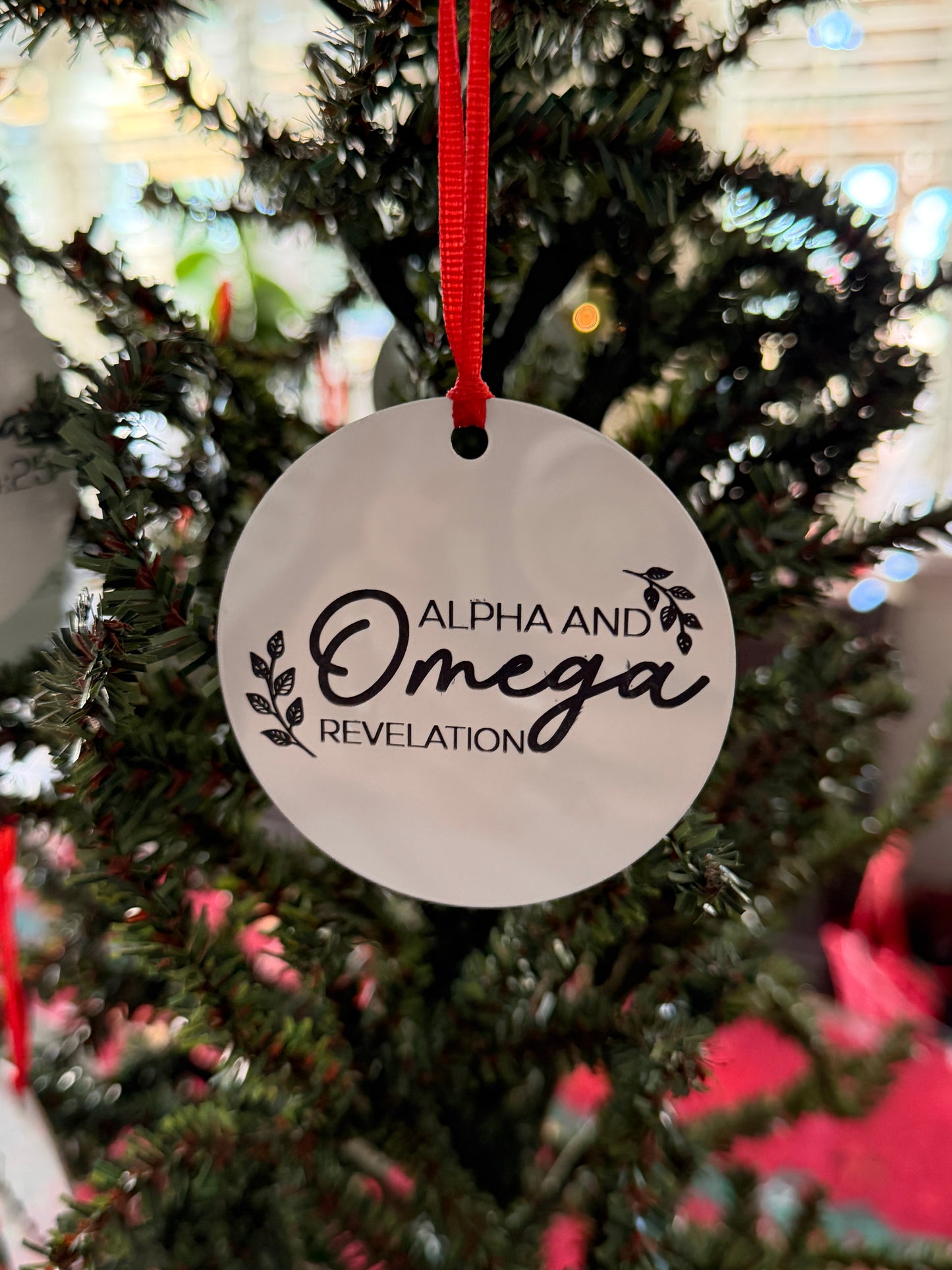 Names of Jesus Engraved on Metal Ornaments-