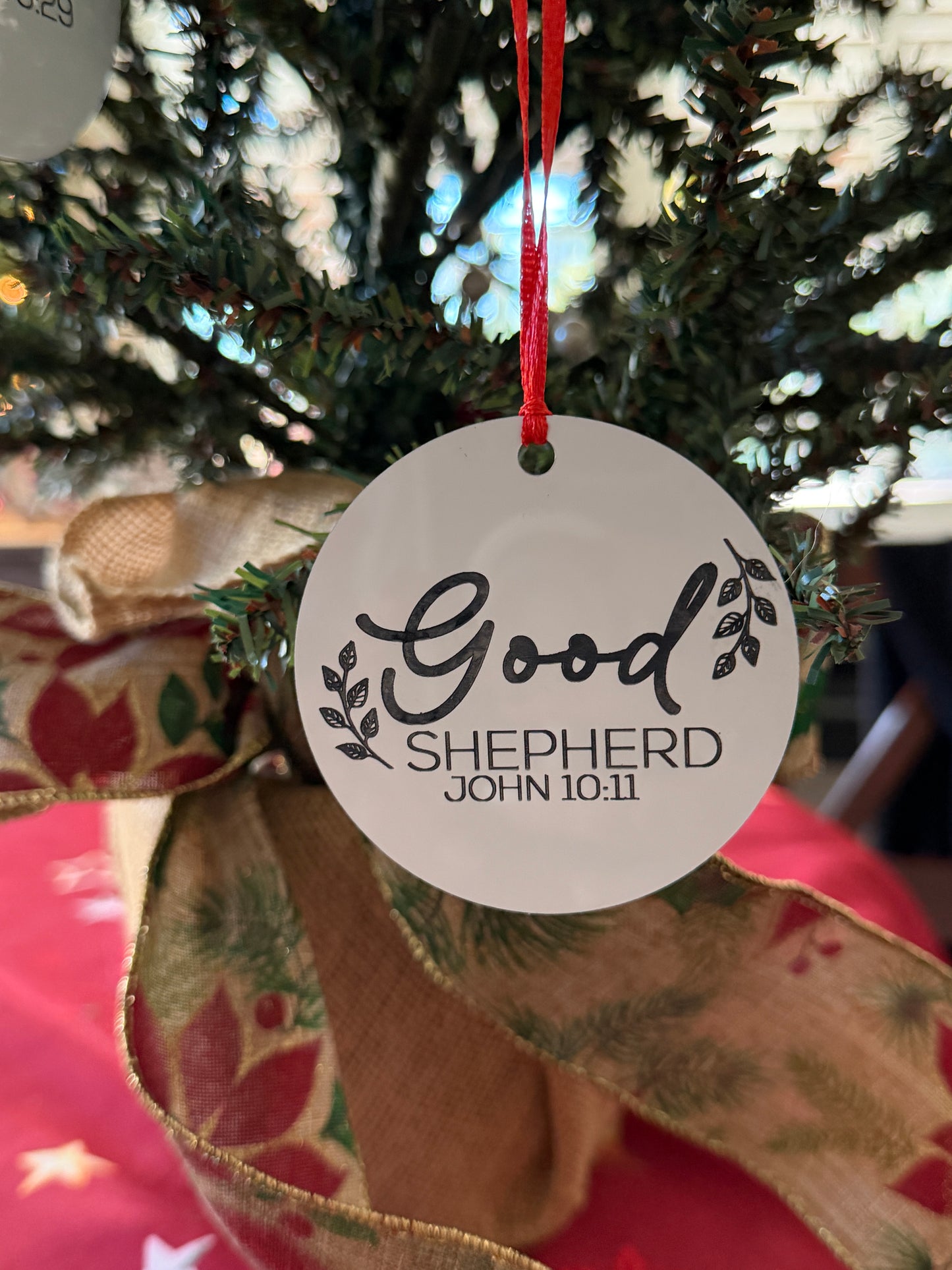 Names of Jesus Engraved on Metal Ornaments-