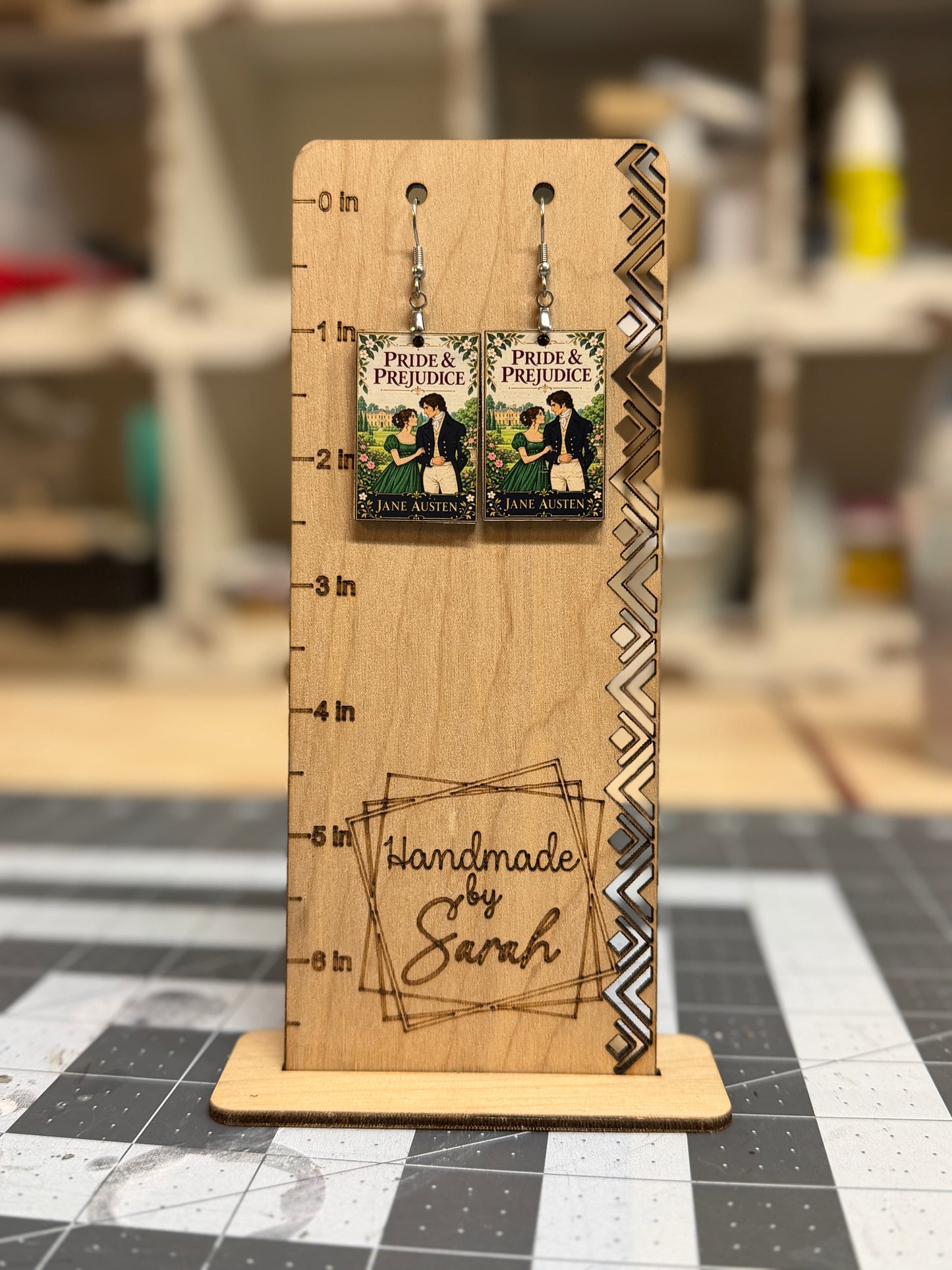 Book Cover Earrings