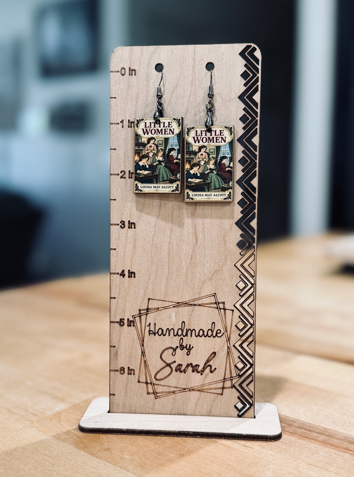 Book Cover Earrings