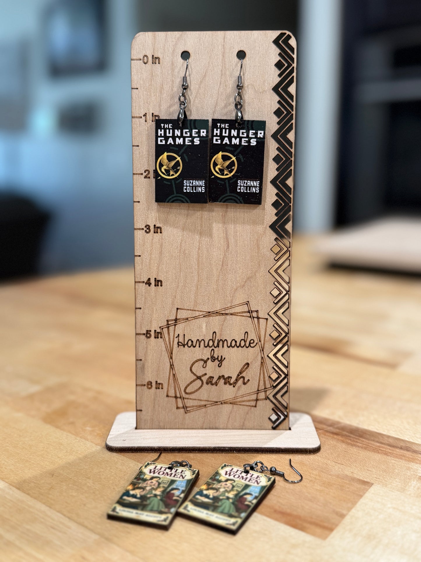 Book Cover Earrings