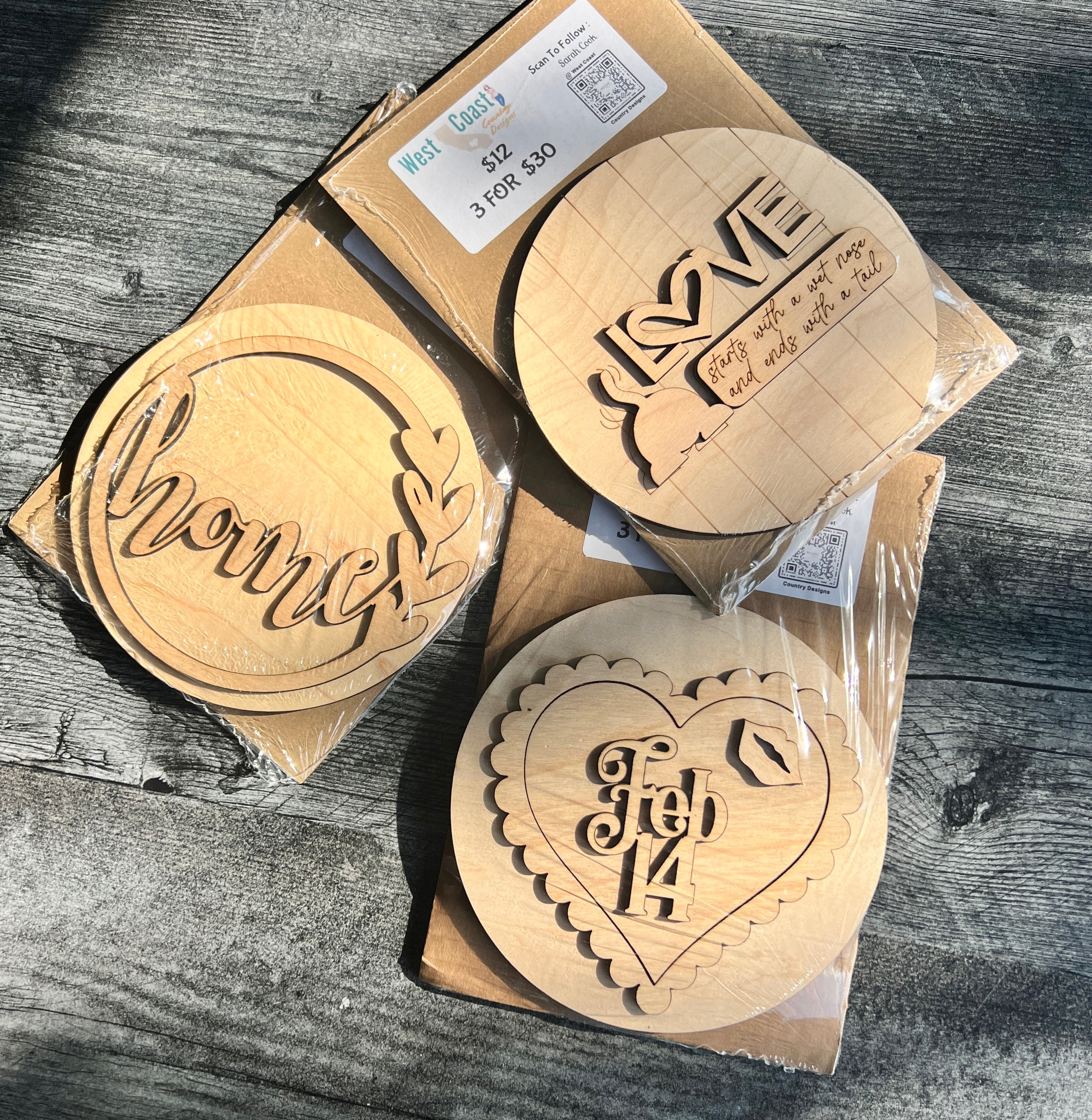 Interchangeable Table Top Inserts (DIY) – West Coast Country Designs