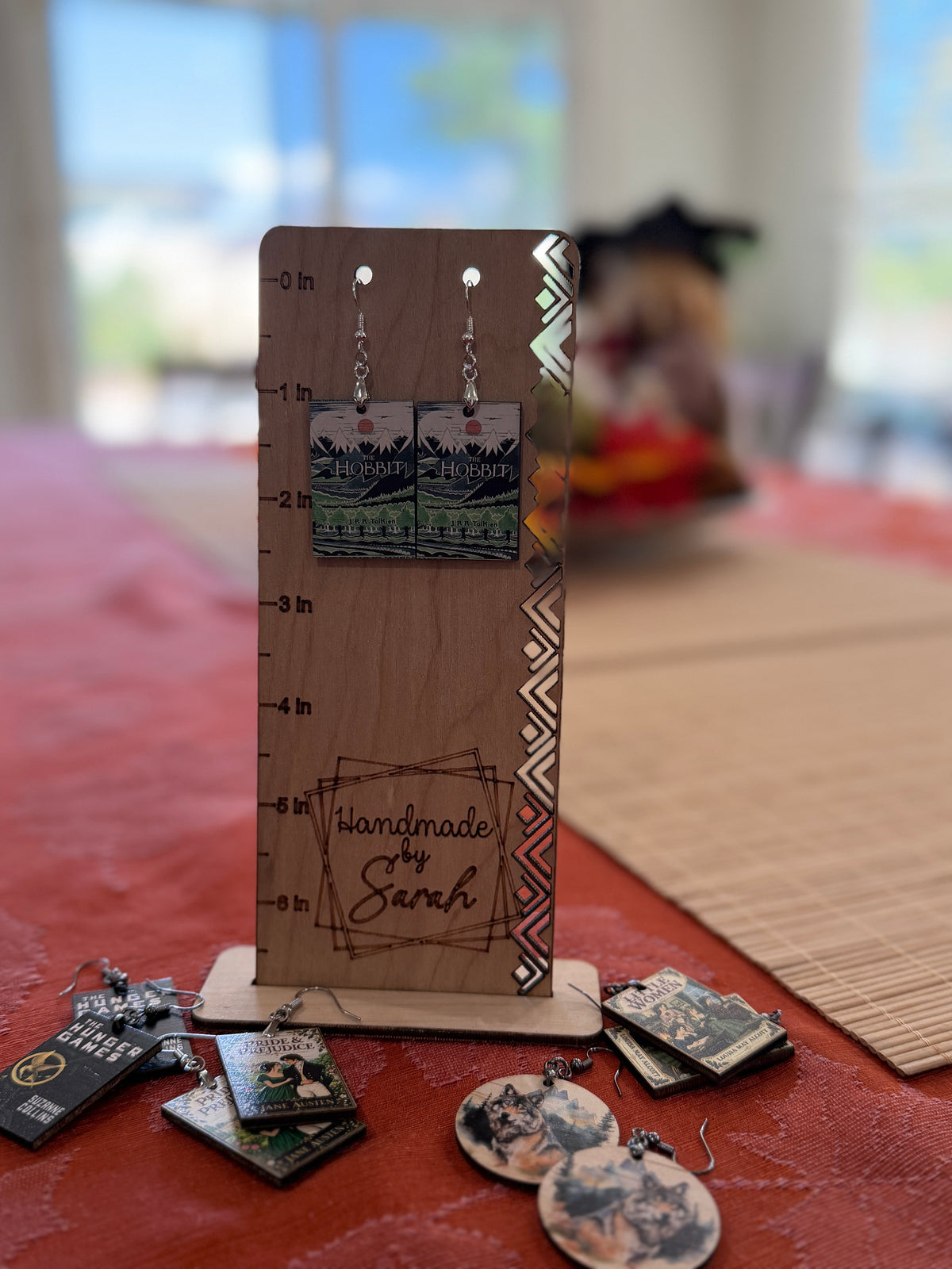 Book Cover Earrings