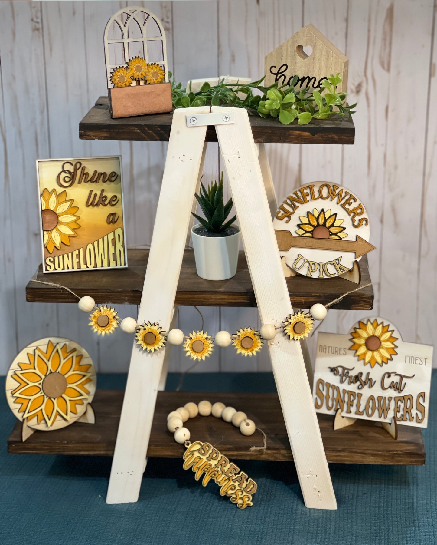 Sunflower Tiered Tray (DIY)